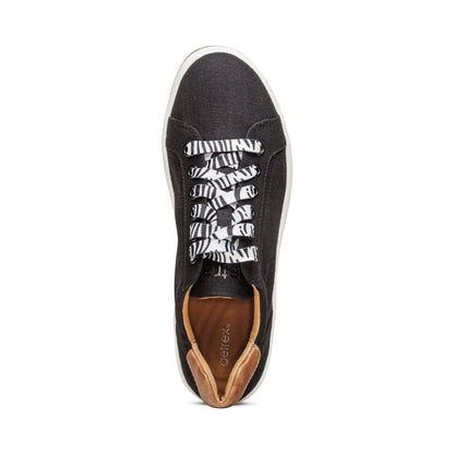 Aetrex Renee Arch Support Sneaker - Black
