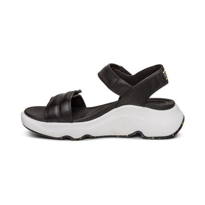 Aetrex Whit Sport Sandal - Black