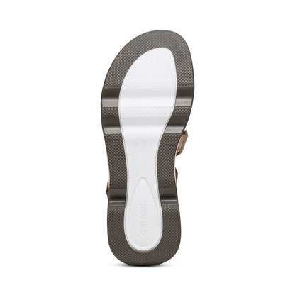 Aetrex Marz Adjustable Sport Sandal - Taupe