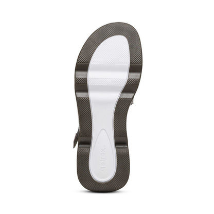 Aetrex Marz Adjustable Sport Sandal - Grey