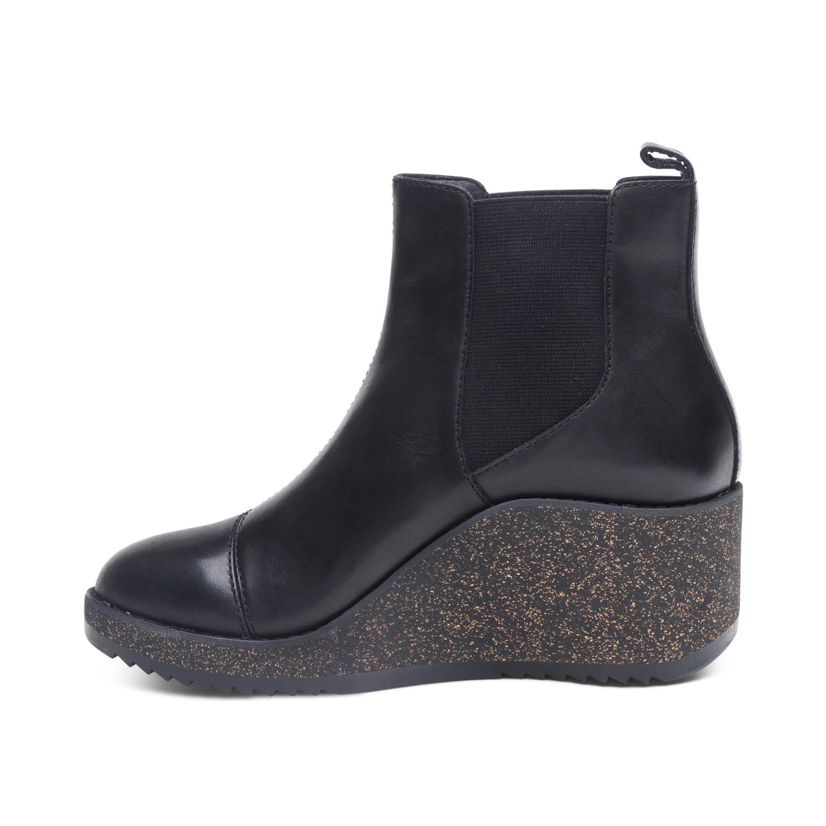 Aetrex Dawn Wedge Boot - Black