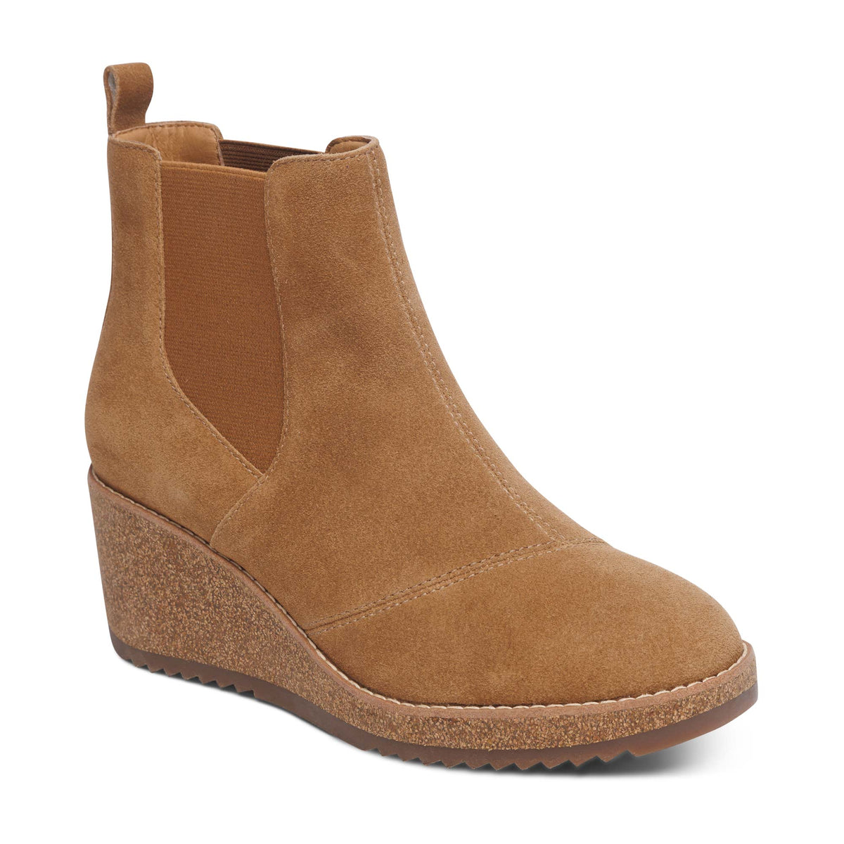 Aetrex Dawn Wedge Boot - Honey