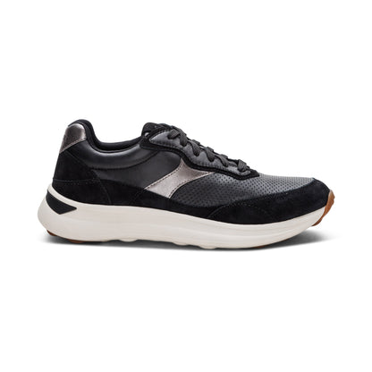 Aetrex Emily Lace-Up Sneaker - Black
