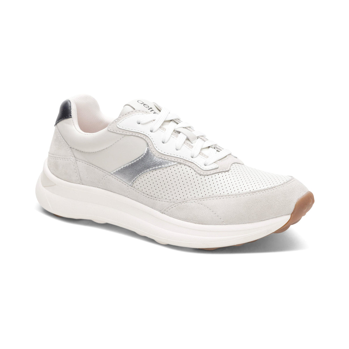 Aetrex Emily Lace-Up Sneaker - Chalk
