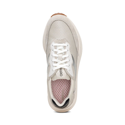 Aetrex Emily Lace-Up Sneaker - Chalk
