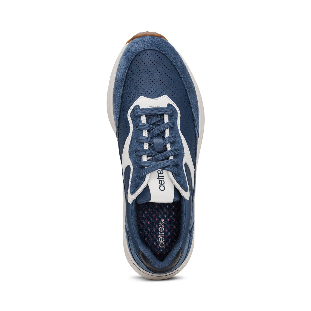 Aetrex Emily Lace-Up Sneaker - Blue