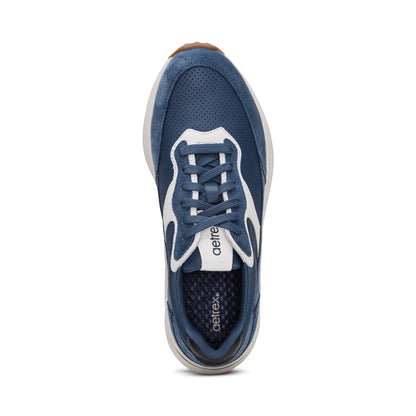 Aetrex Emily Lace-Up Sneaker - Blue