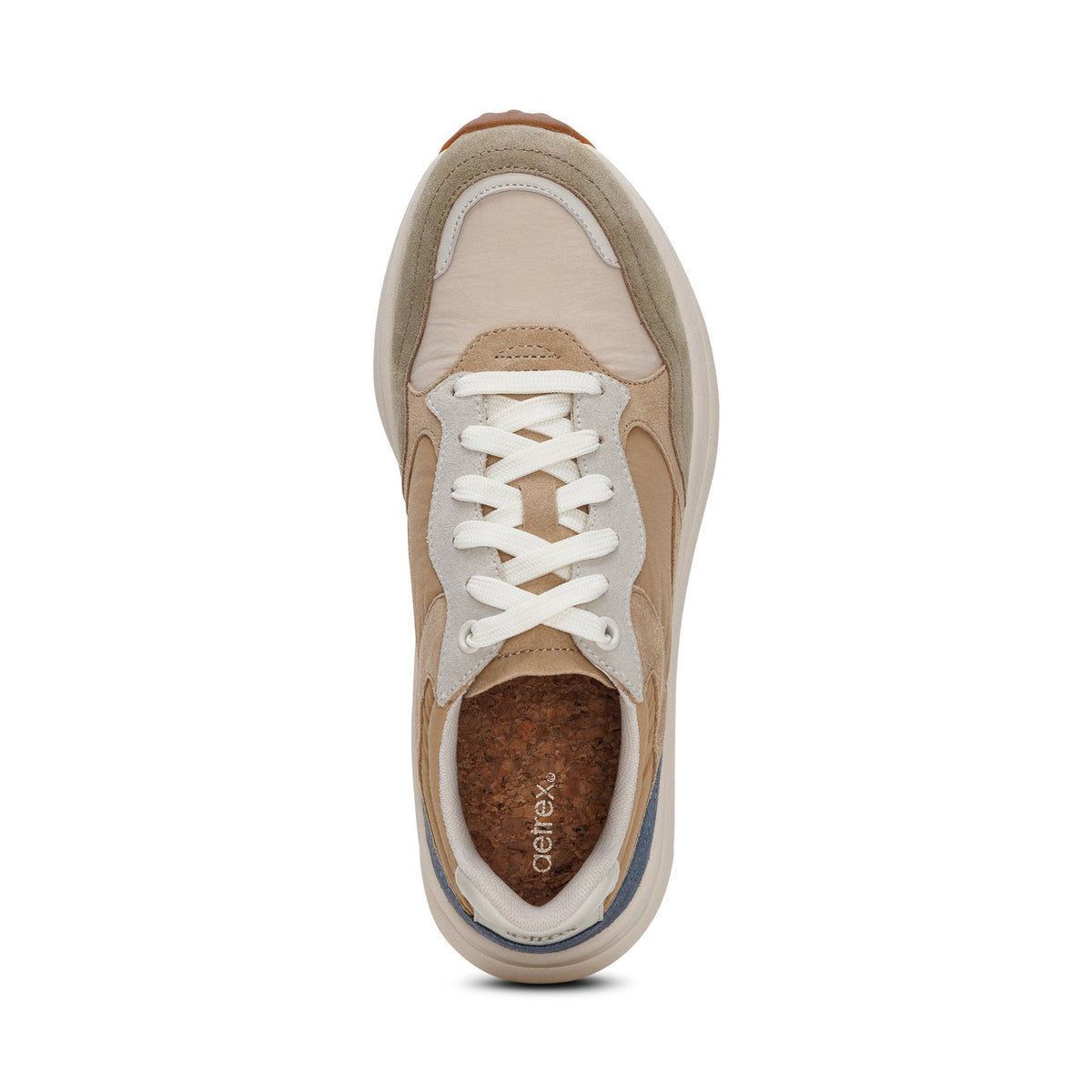 Aetrex Molly Lace-Up Sneaker - Tan