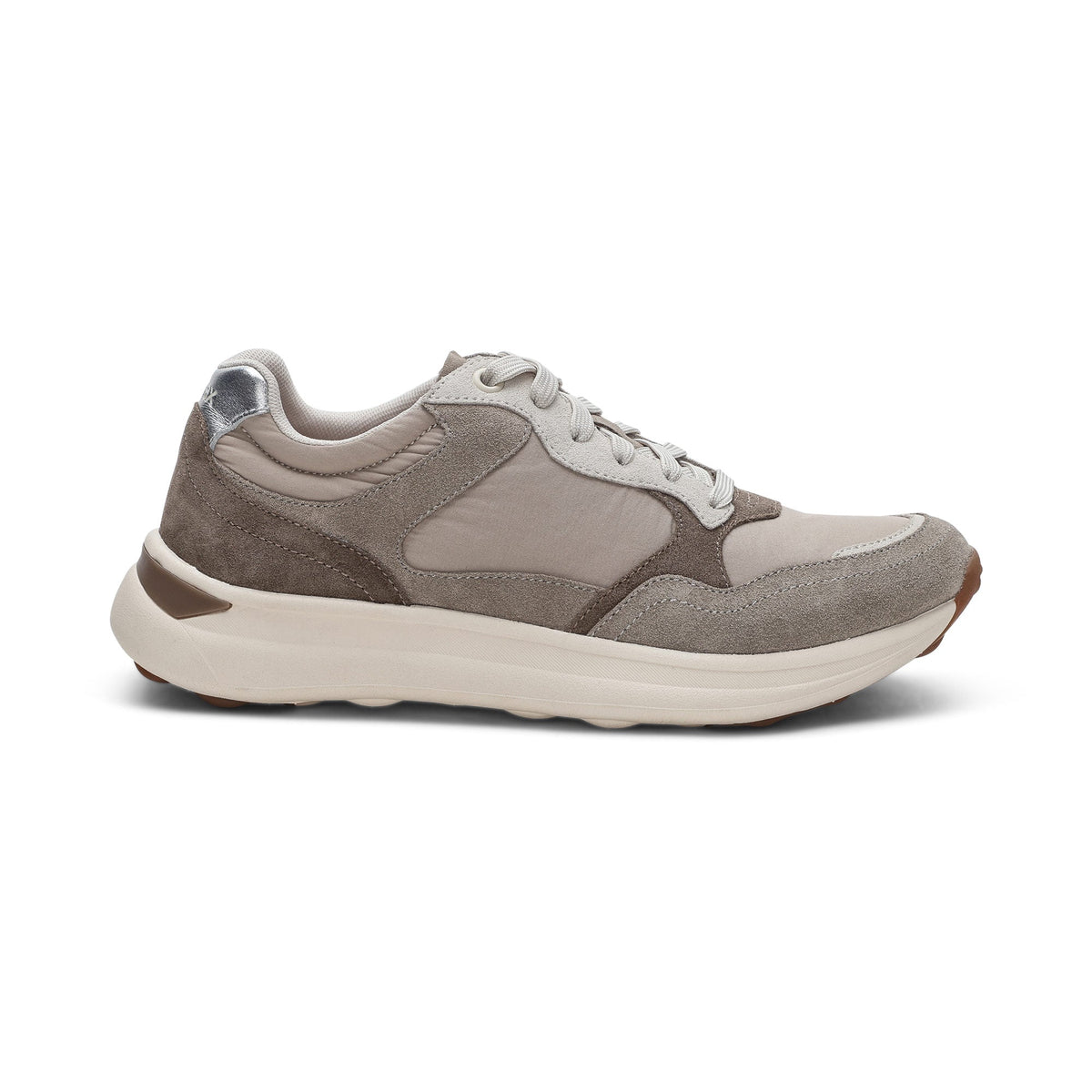 Aetrex Molly Lace-Up Sneaker - Taupe
