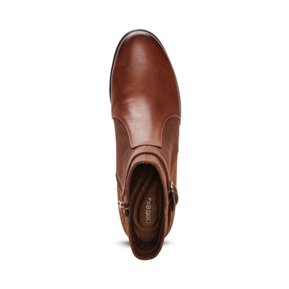 Aetrex Rebecca Heel Boot - Cognac