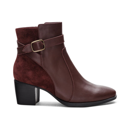 Aetrex Rebecca Heel Boot - Burgundy