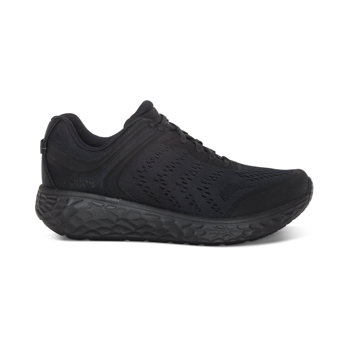 Aetrex Chase Arch Support Sneaker - Black/Black