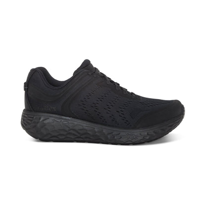 Aetrex Chase Arch Support Sneaker - Black/Black