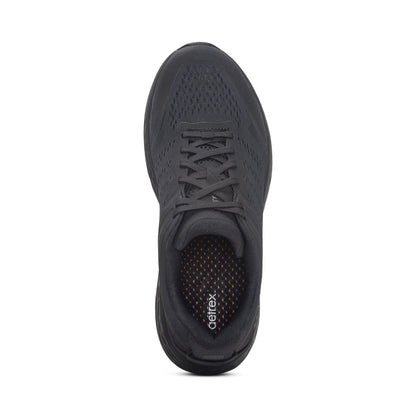 Aetrex Chase Arch Support Sneaker - Black/Black