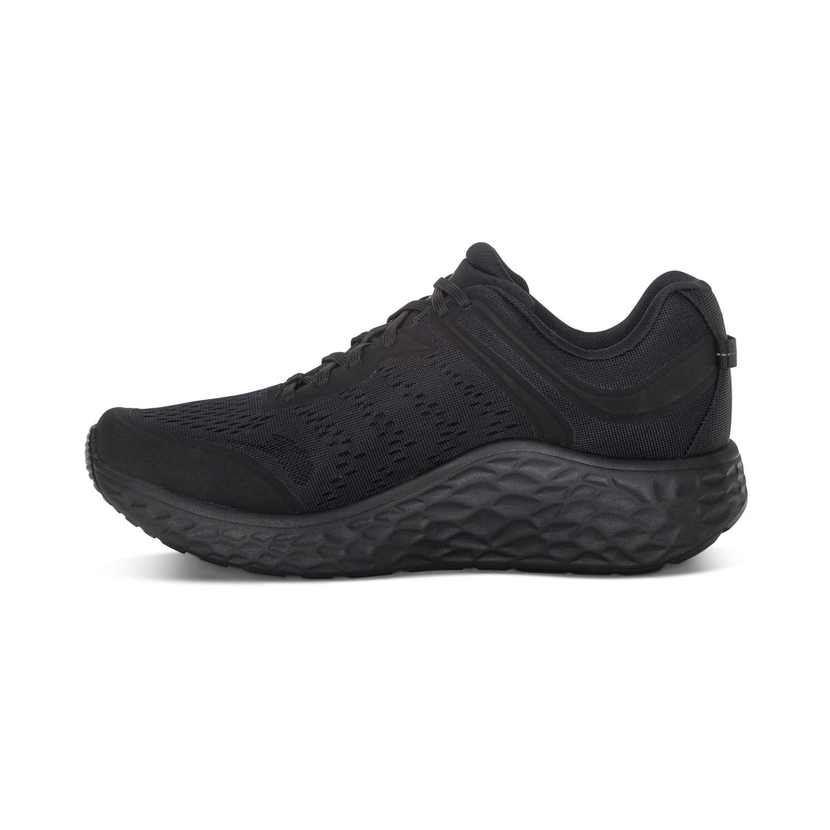 Aetrex Chase Arch Support Sneaker - Black/Black