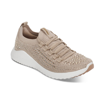 Aetrex Carly Arch Support Sneaker - Tan Sparkle
