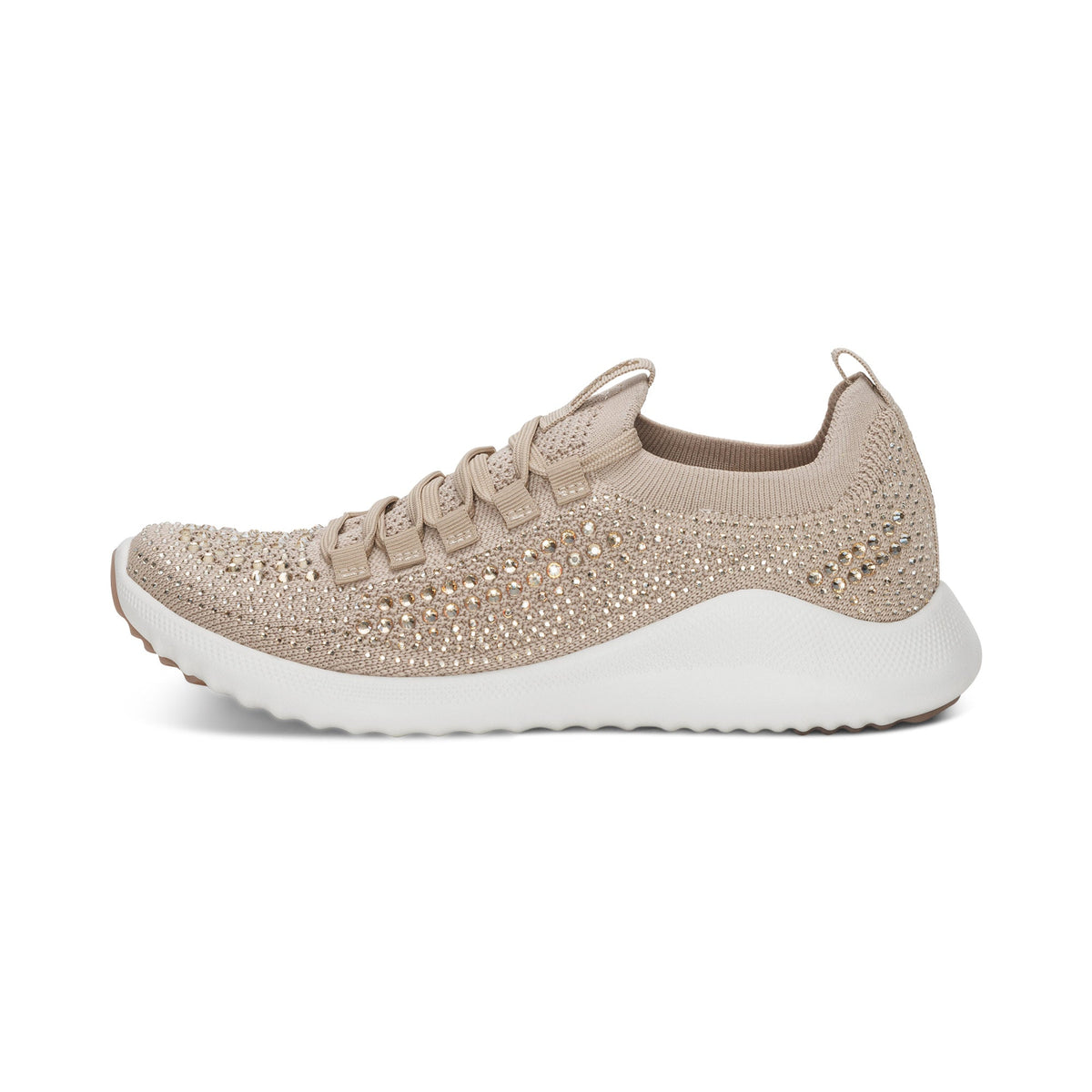 Aetrex Carly Arch Support Sneaker - Tan Sparkle