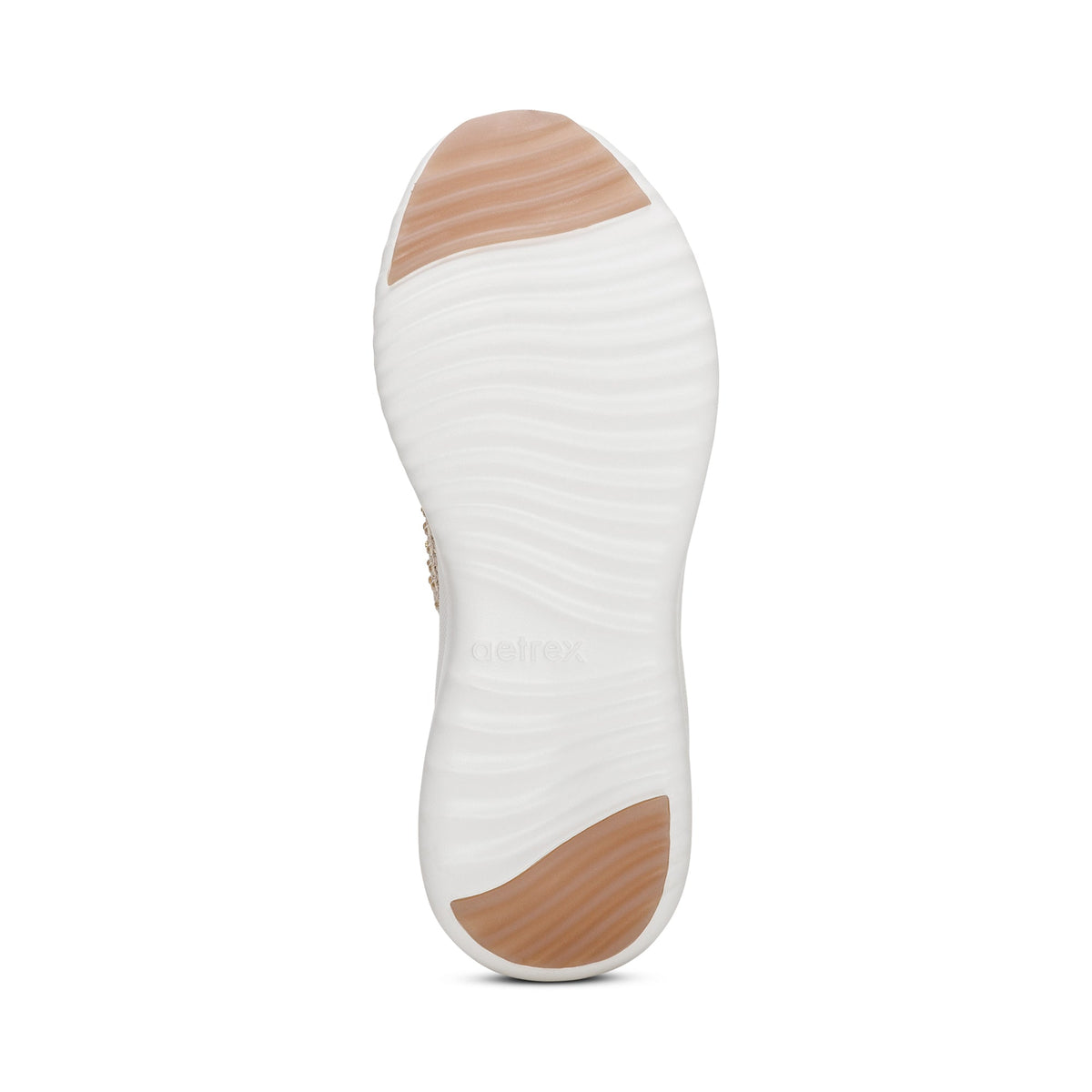 Aetrex Carly Arch Support Sneaker - Tan Sparkle