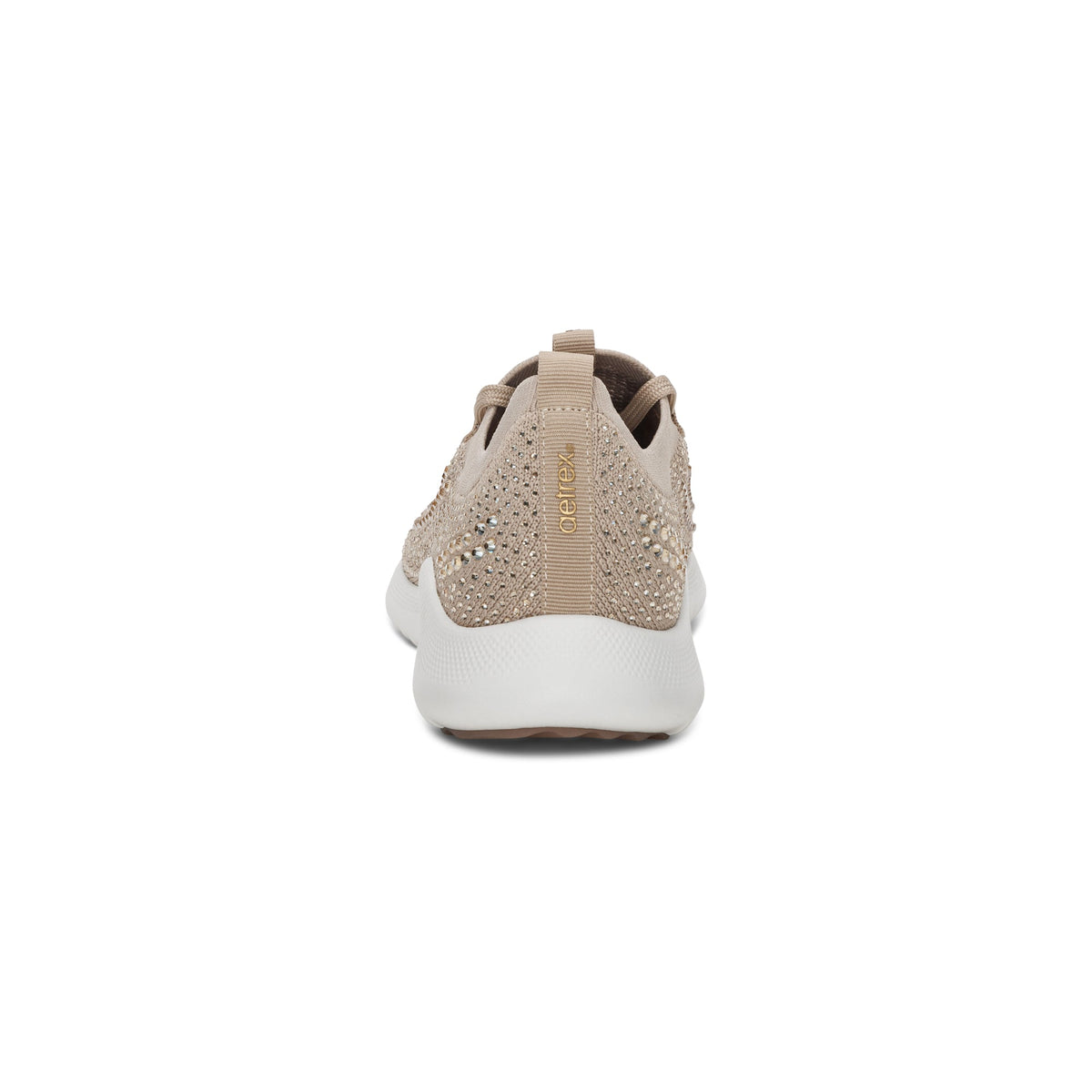 Aetrex Carly Arch Support Sneaker - Tan Sparkle