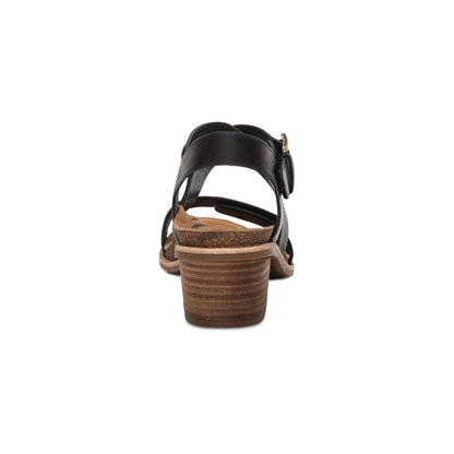Aetrex Kristin Arch Support Block Heel - Black