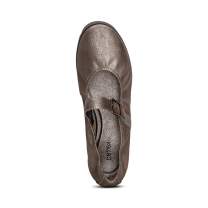 Aetrex Joanne Mary Jane - Brushed Silver