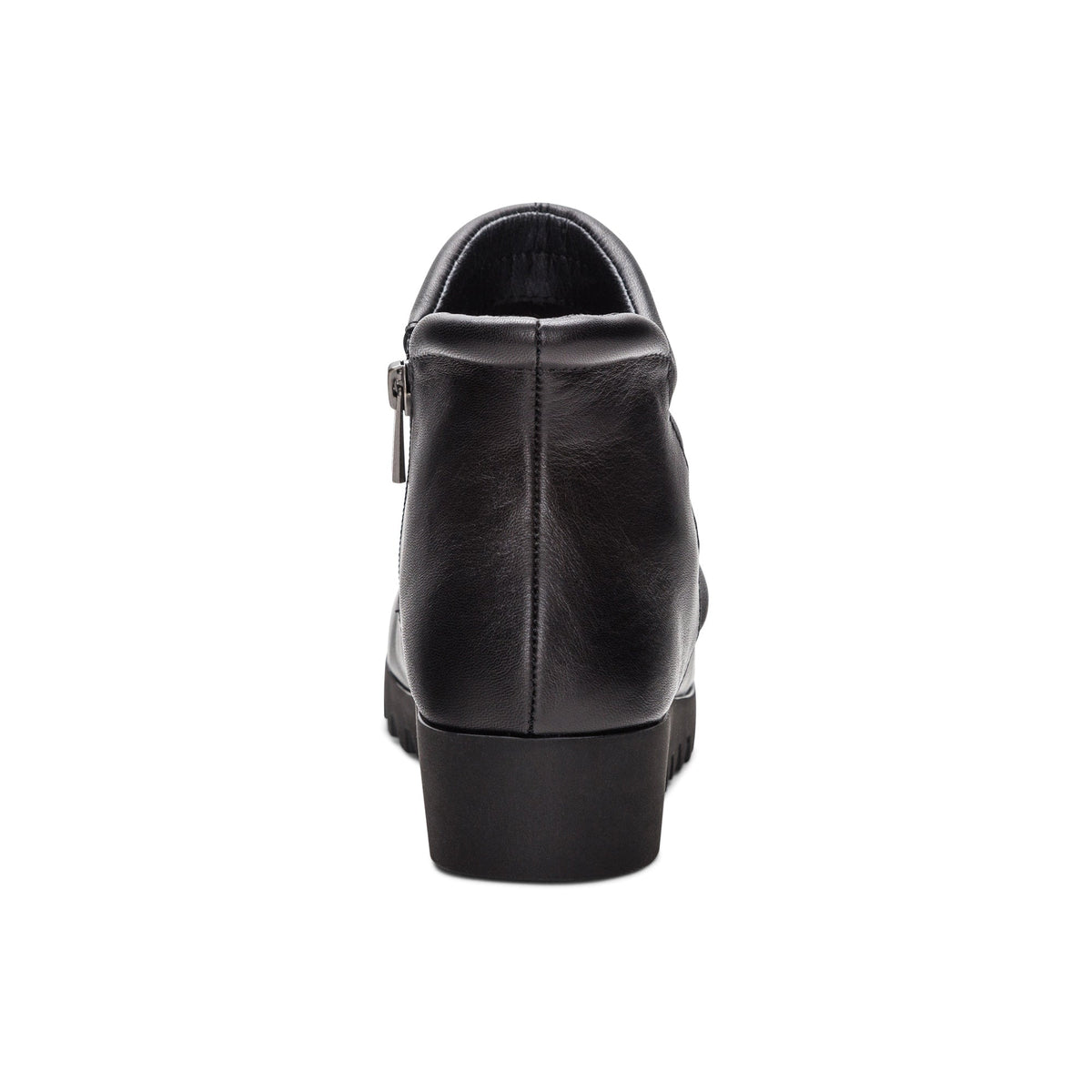 Aetrex Zoey Slip-On Boot - Black Leather