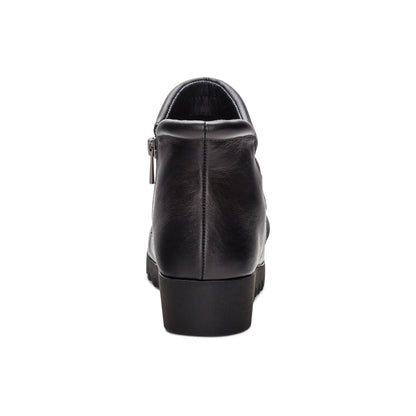 Aetrex Zoey Slip-On Boot - Black Leather