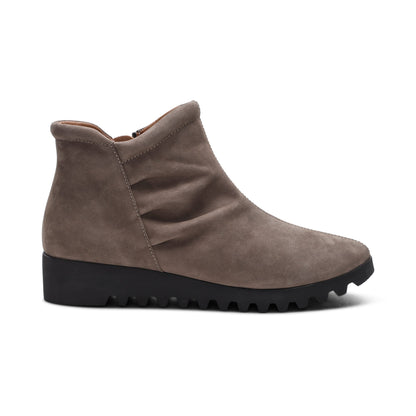 Aetrex Zoey Slip-On Boot - Dark Taupe