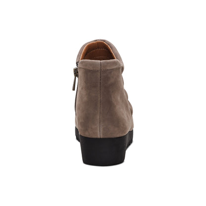 Aetrex Zoey Slip-On Boot - Dark Taupe