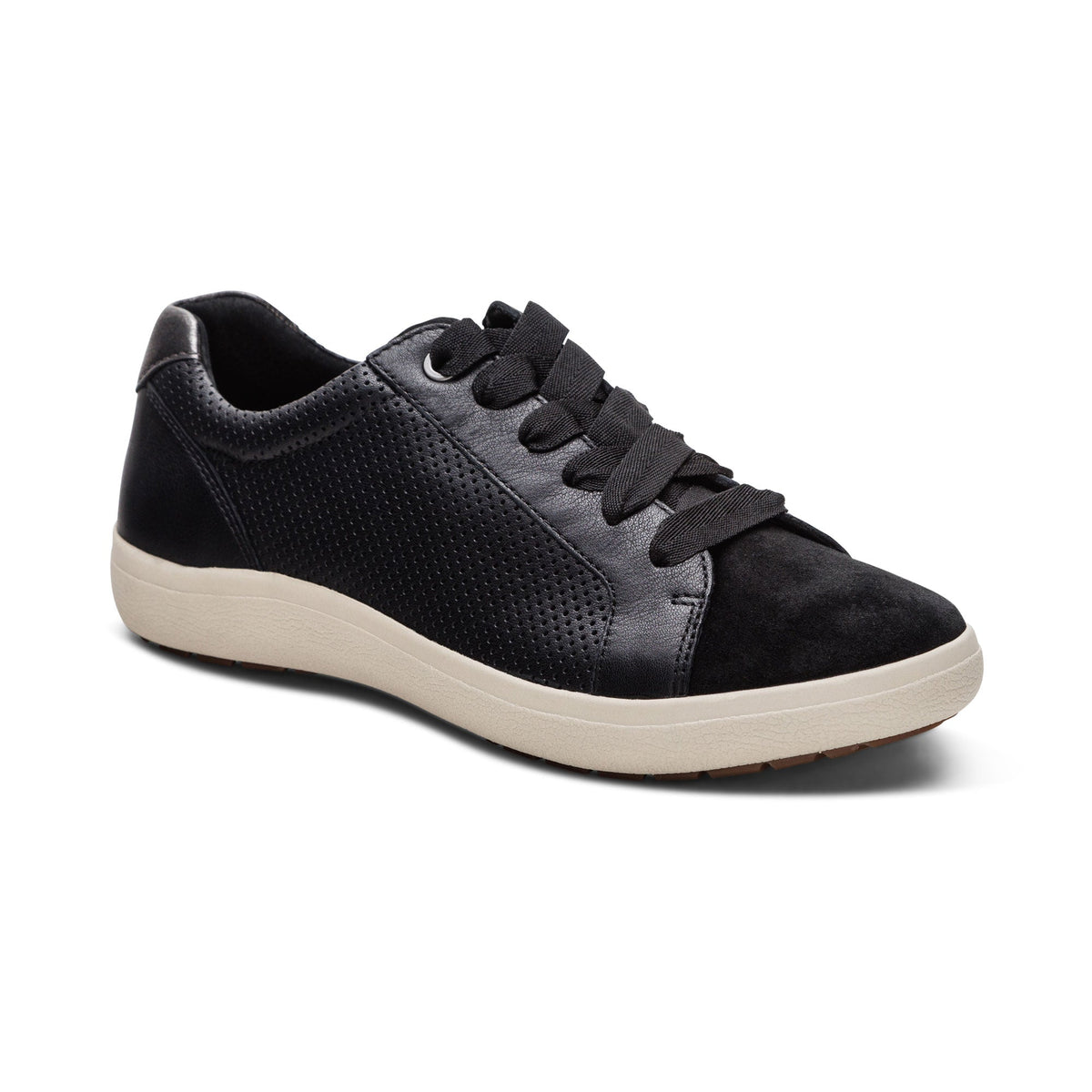 Aetrex Courtney Lace-up Sneaker - Black