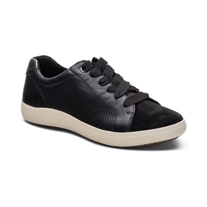 Aetrex Courtney Lace-up Sneaker - Black
