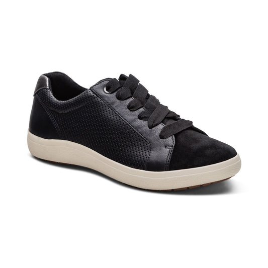 Aetrex Courtney Lace-up Sneaker - Black