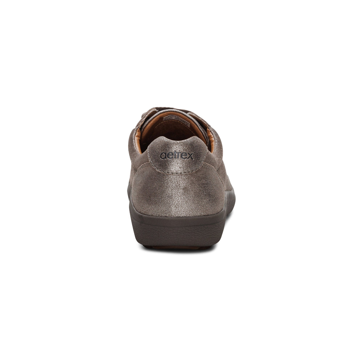 Aetrex Courtney Lace-up Sneaker - Brushed Silver