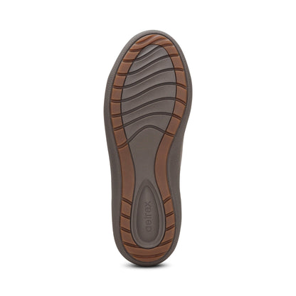 Aetrex Courtney Lace-up Sneaker - Brushed Silver