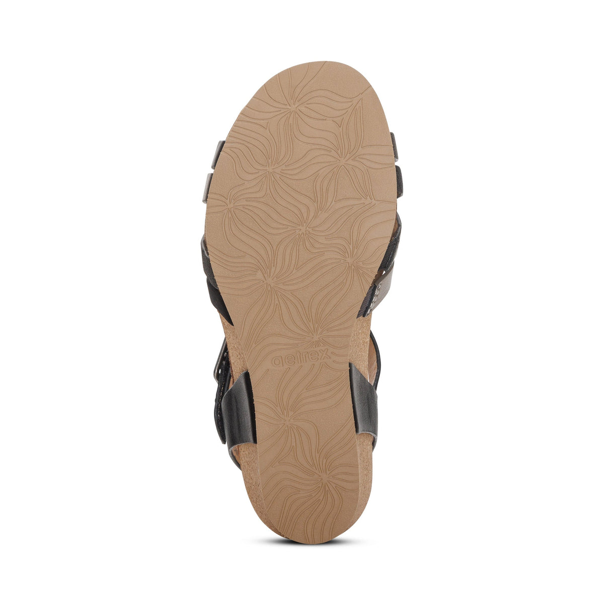 Aetrex Noelle Arch Support Wedge - Black