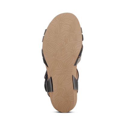 Aetrex Noelle Arch Support Wedge - Black