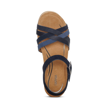 Aetrex Noelle Arch Support Wedge - Navy