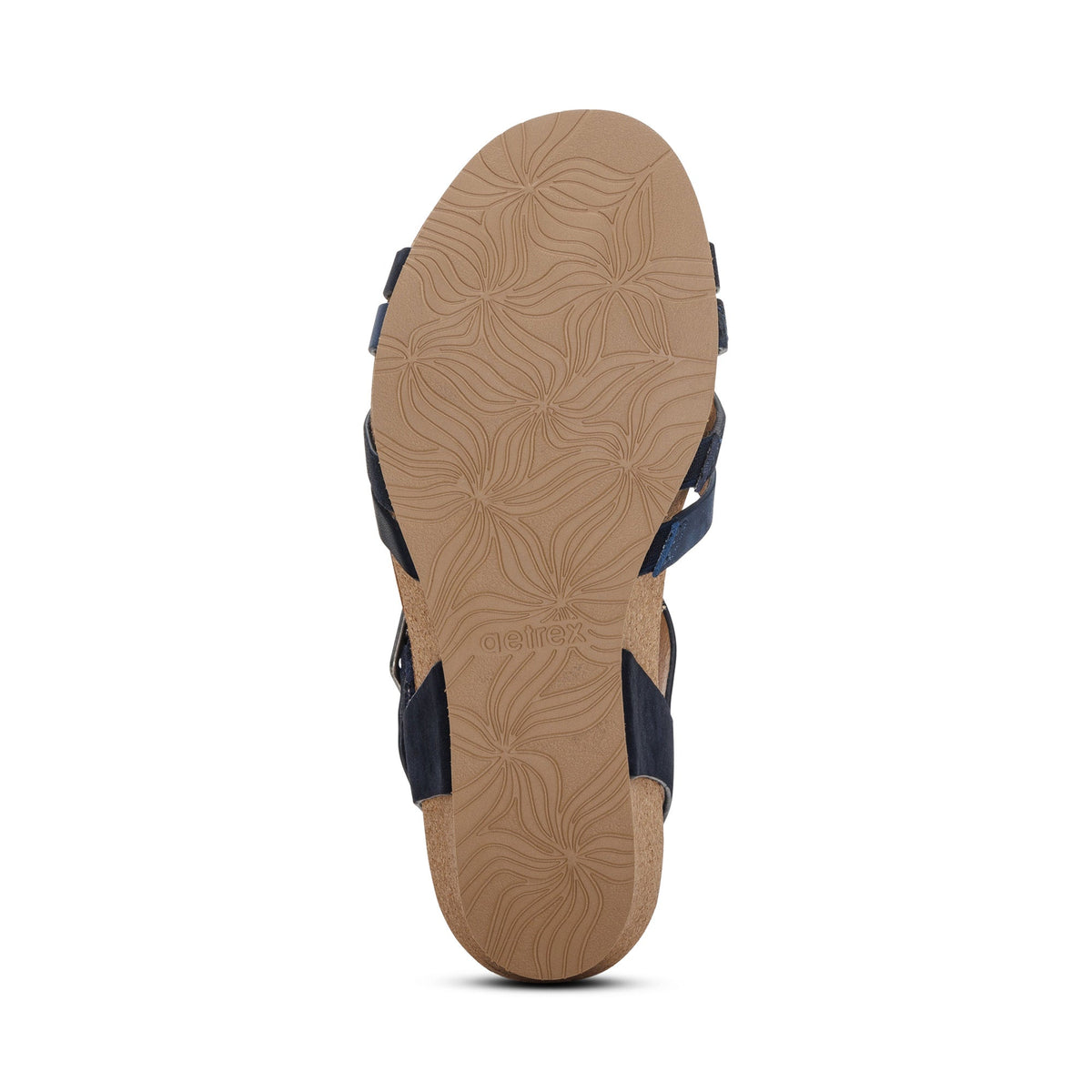 Aetrex Noelle Arch Support Wedge - Navy