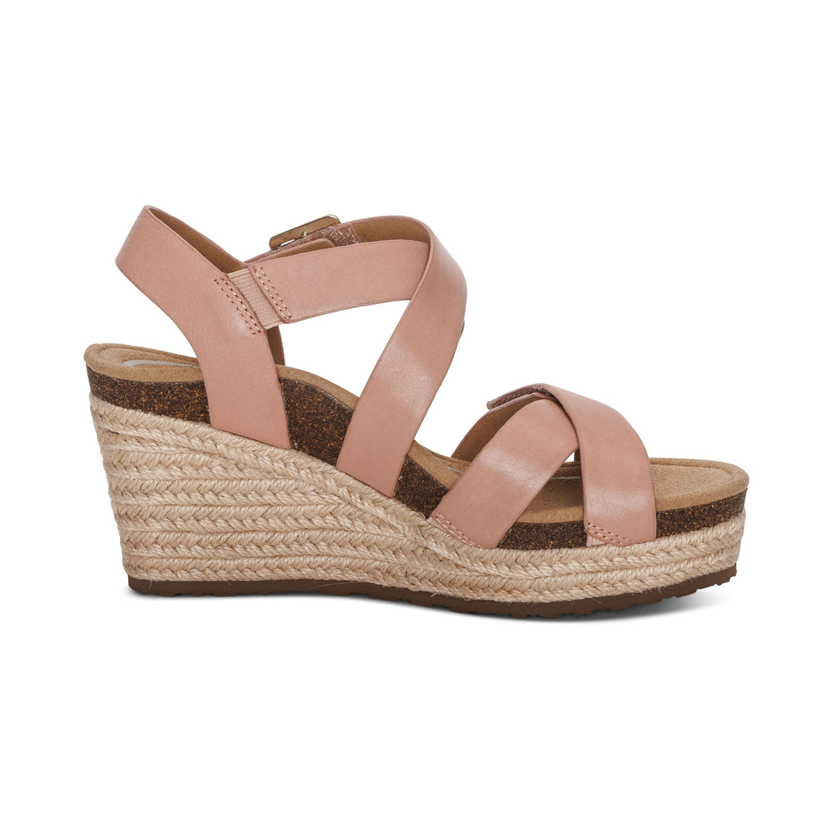 Aetrex Anna Arch Support Wedge - Rose