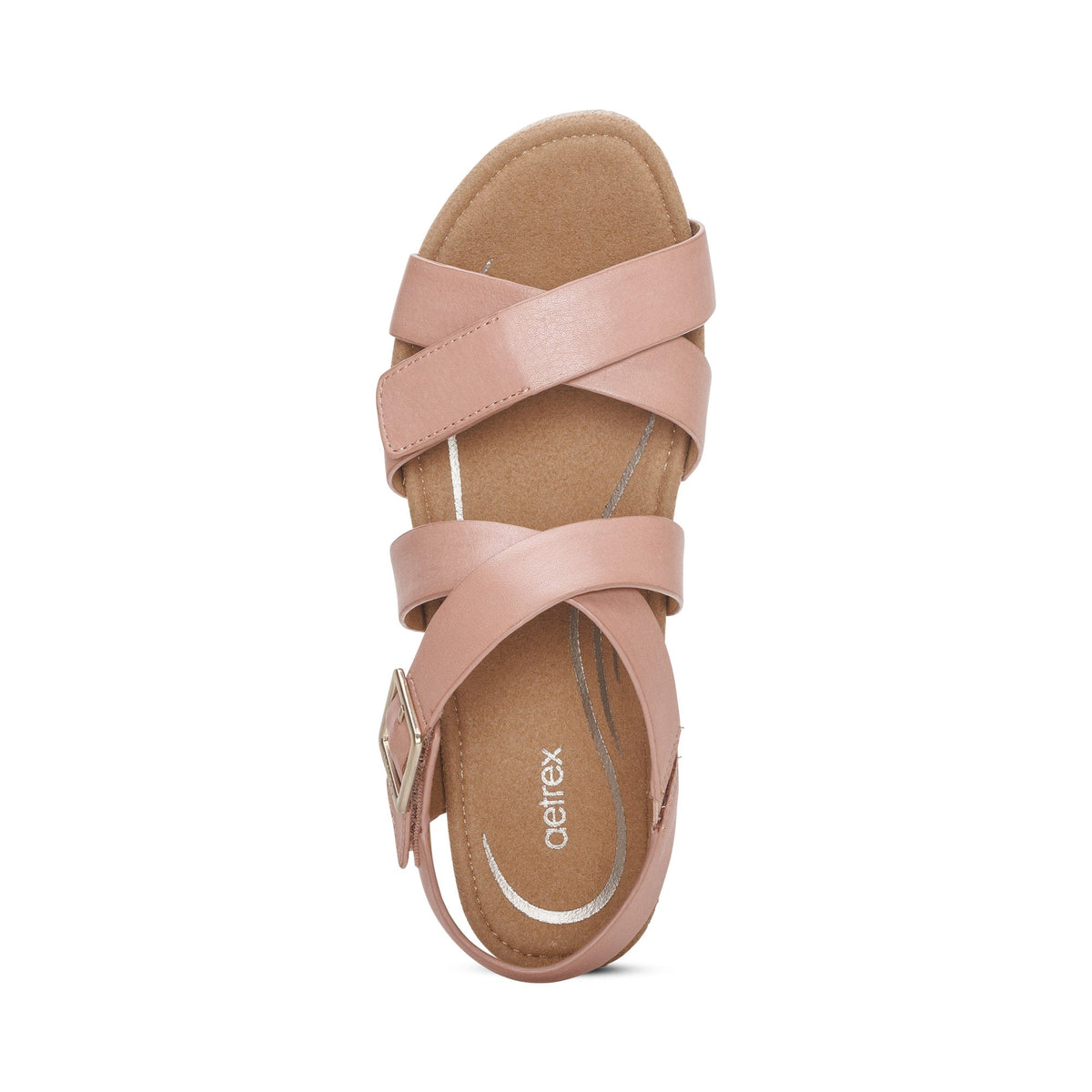 Aetrex Anna Arch Support Wedge - Rose