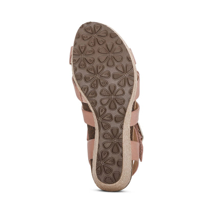 Aetrex Anna Arch Support Wedge - Rose