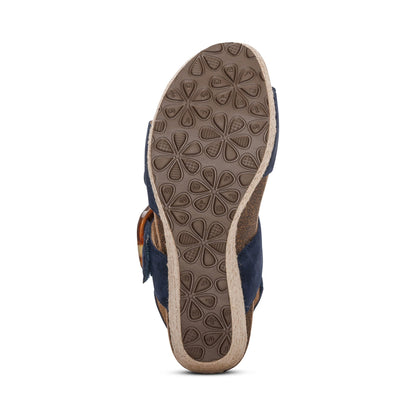 Aetrex Ashley Arch Support Wedge - Navy