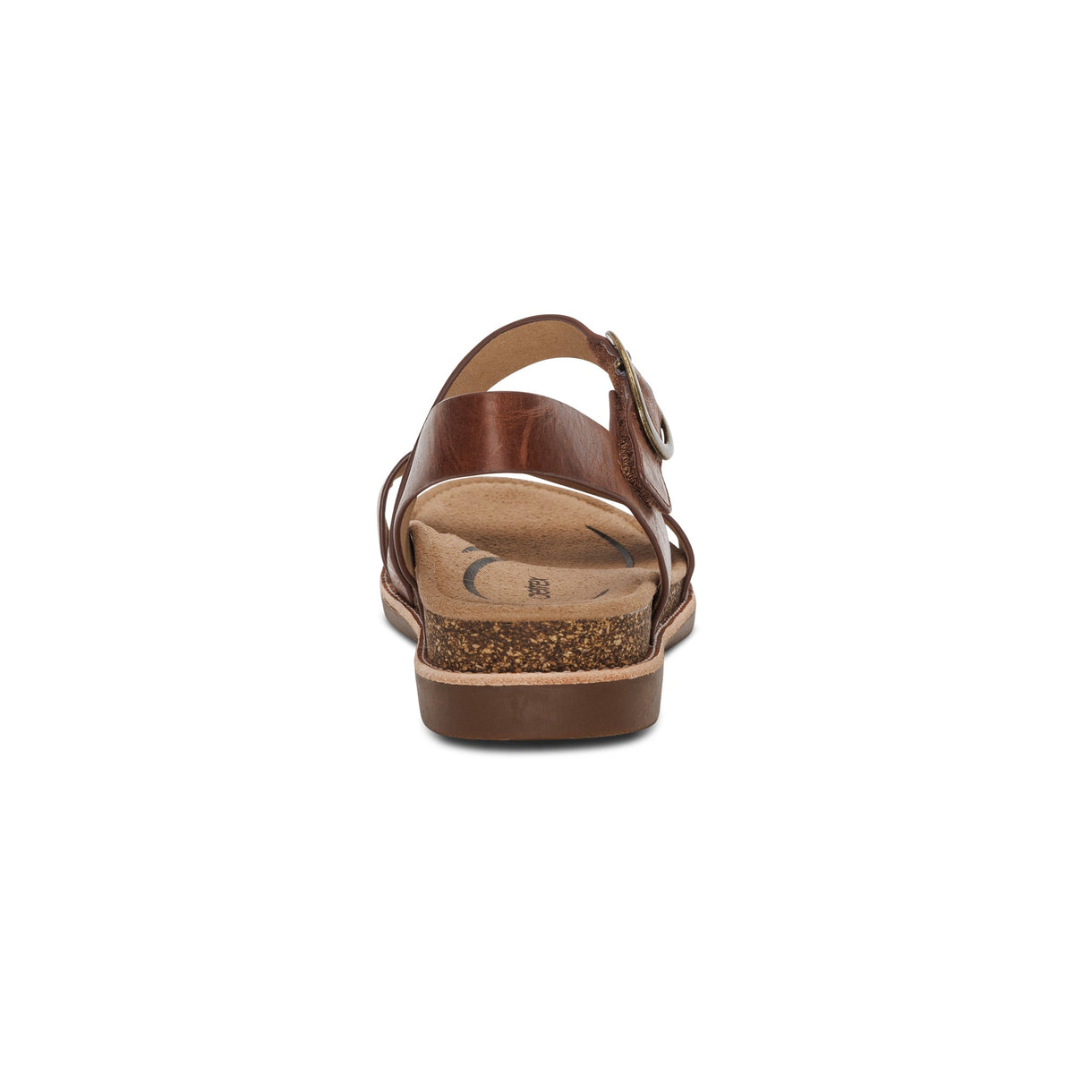 Aetrex Tamara Asymmetrical Quarter Strap Sandal - Walnut