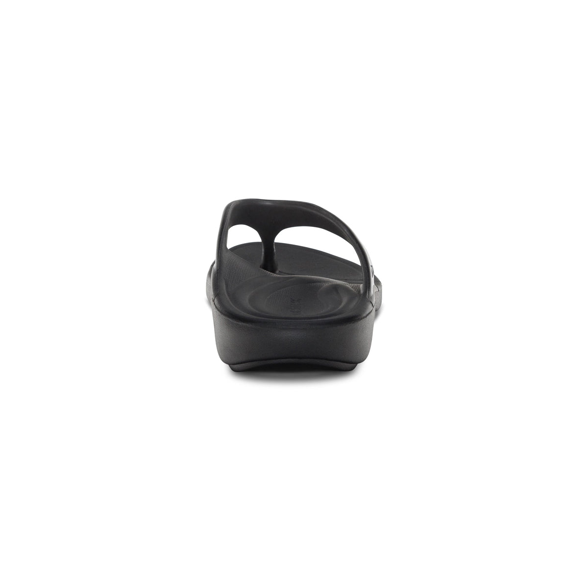 Aetrex Maui Orthotic Women's Flips - Black Gloss