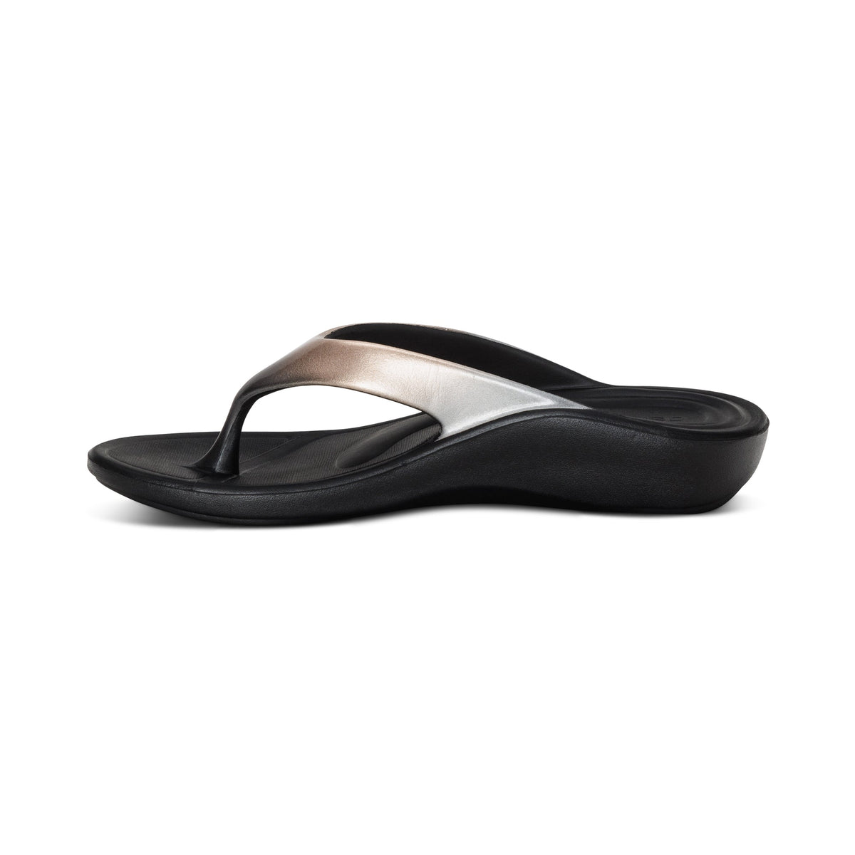 Aetrex Maui Orthotic Women's Flips - Metallic Ombre