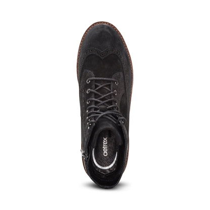 Aetrex Margot Lace-Up Boot - Black