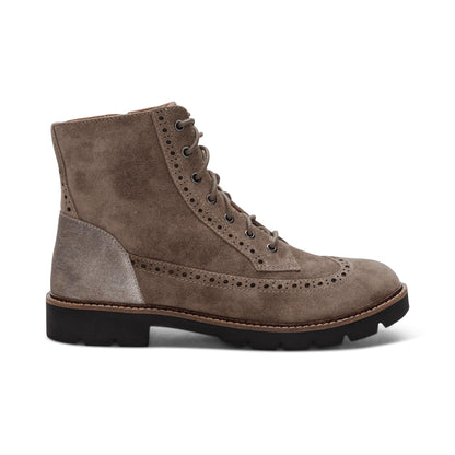 Aetrex Margot Lace-Up Boot - Taupe