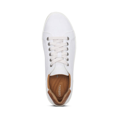 Aetrex Renee Arch Support Sneaker - White