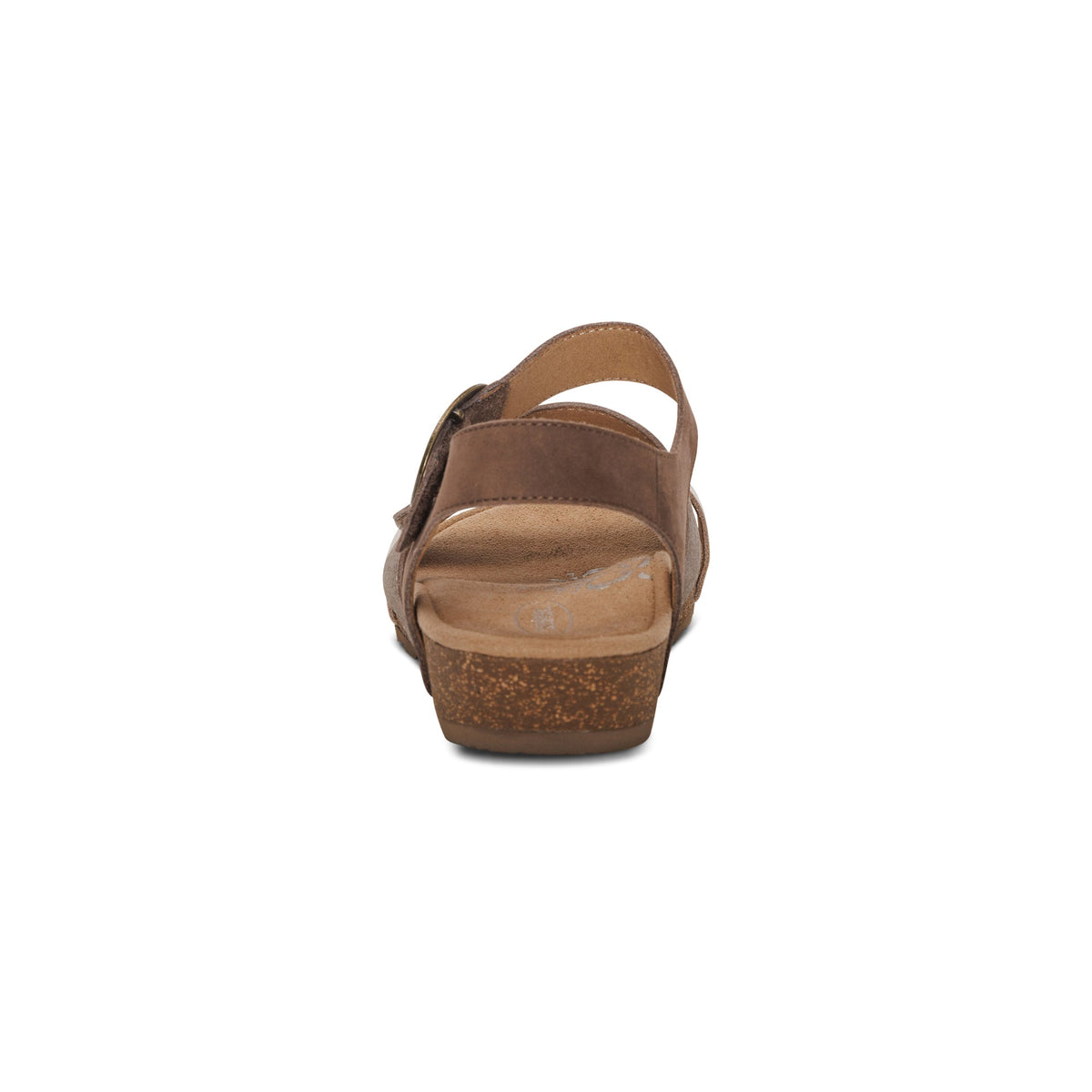 Aetrex Lilly Adjustable Quarter Strap Sandal - Taupe