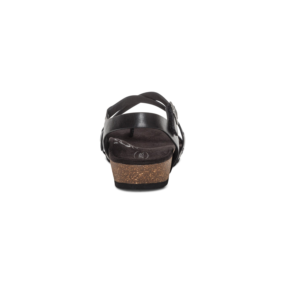 Aetrex Lauren Quarter Strap Sandal - Black